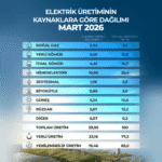 Mart Ayında Yenilenebilir Kaynaklı Elektrik Üretiminde Tüm Zamanların En Yüksek Seviyesi Görüldü
